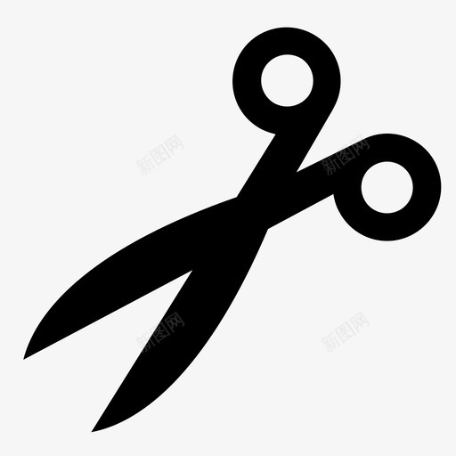 剪刀学校用品工具图标svg_新图网 https://ixintu.com 剪刀 学校用品 工具