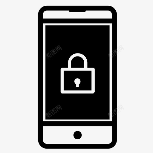 智能手机锁锁定手机锁图标svg_新图网 https://ixintu.com 密码 手机锁 智能屏 智能手机固态 智能手机锁 锁定