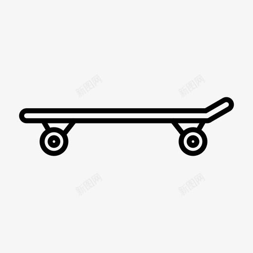 滑板甲板极限图标svg_新图网 https://ixintu.com 极限 滑板 甲板 运动