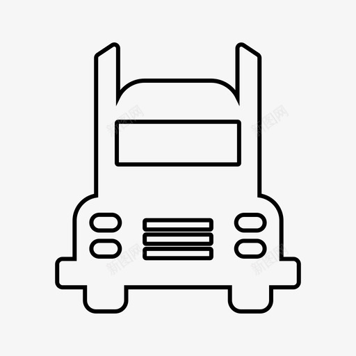 卡车快递送货图标svg_新图网 https://ixintu.com 卡车 卡车和车辆 快递 物流 运输 送货