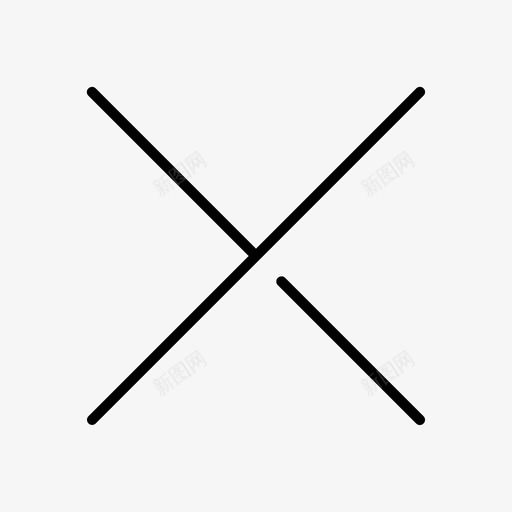 退出申请取消拒绝图标svg_新图网 https://ixintu.com 删除 取消 拒绝 行动间隙罚款 退出申请