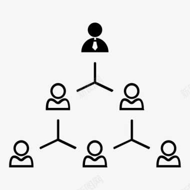 层次结构业务层次结构企业社区图标图标