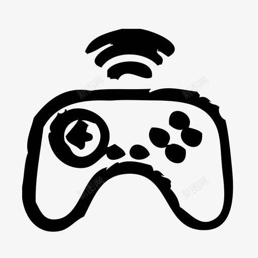 游戏板设备电子图标svg_新图网 https://ixintu.com 小工具 游戏板 电子 硬件 草图 设备