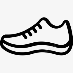 慢跑鞋运动鞋鞋类慢跑鞋图标高清图片