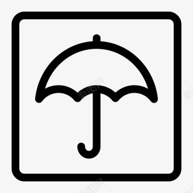 伞保险开伞图标图标
