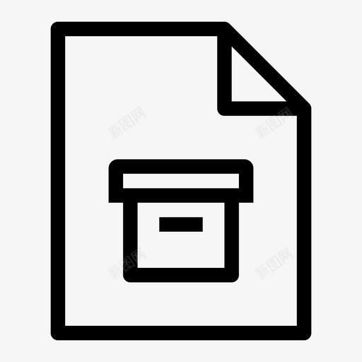 存档文件备份数据文档类型图标svg_新图网 https://ixintu.com 备份数据 存储 存档文件 文件格式 文档类型 精简人文档