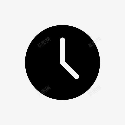时钟时间用户界面图标svg_新图网 https://ixintu.com 时钟 时间 用户界面