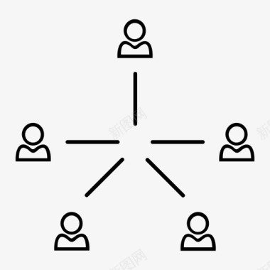 组织结构公司结构等级图标图标