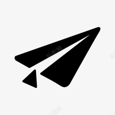 纸飞机信息火箭图标图标