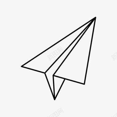 纸飞机游戏信息图标图标