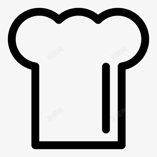 托克厨师帽子图标svg_新图网 https://ixintu.com 厨师 帽子 托克 纯系列 餐厅