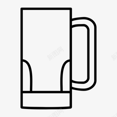 啤酒杯饮料杯水杯图标图标