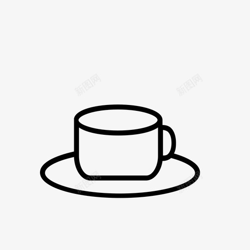 采购产品杯子咖啡饮料图标svg_新图网 https://ixintu.com 厨房 咖啡 茶杯 采购产品杯子 食品和饮料 饮料