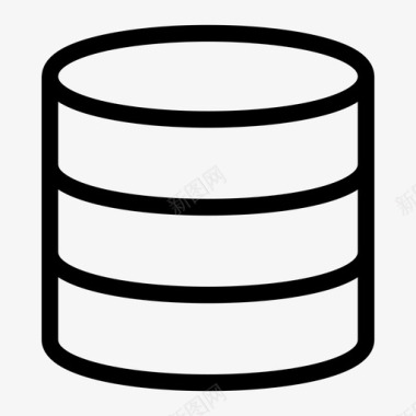 数据库添加到数据库数据服务器图标图标