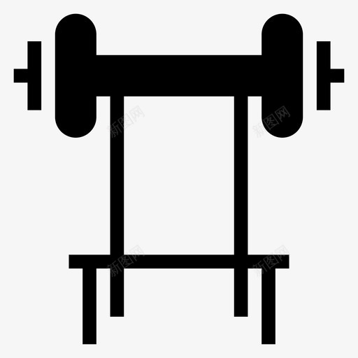 机器健美运动员锻炼图标svg_新图网 https://ixintu.com 举重 体育健身字形图标 健美运动员 健身 奥林匹克举重 机器 锻炼