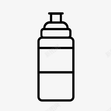 健身水瓶水壶图标图标