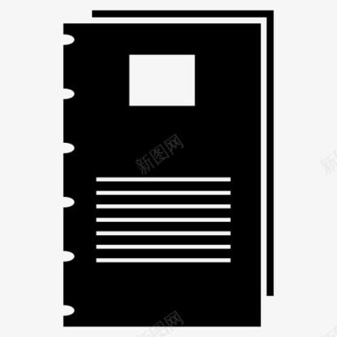 笔记本日记文件夹图标图标