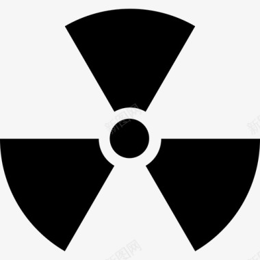 辐射原子危险图标图标