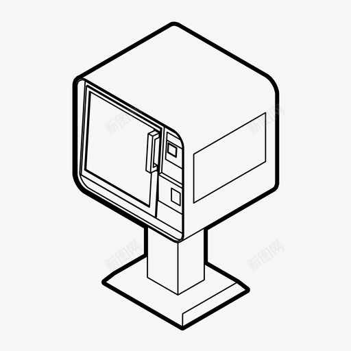 报机自动售货机期刊图标svg_新图网 https://ixintu.com 售货机 报机 期刊 自动售货机 自助服务