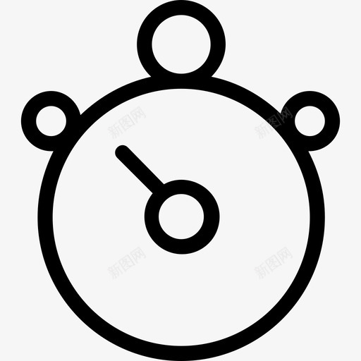 秒表计时器计数器图标svg_新图网 https://ixintu.com 医疗线路图标 秒表 计数器 计时器