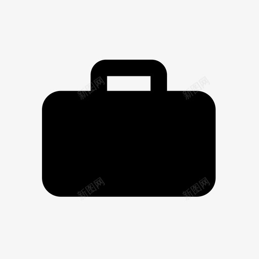手提箱包行李图标svg_新图网 https://ixintu.com 公文包 包 手提箱 物品 行李