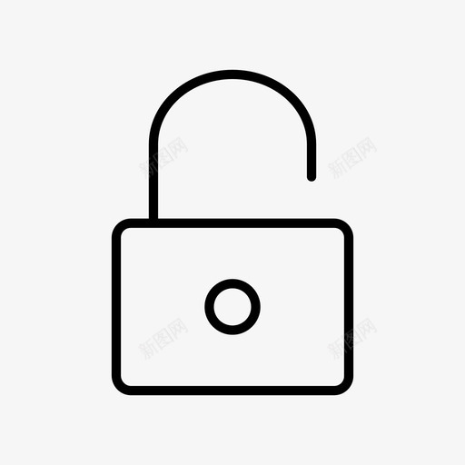 解锁进入打开图标svg_新图网 https://ixintu.com 安全 打开 打开锁 解锁 进入