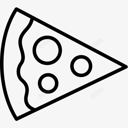 披萨食物切片图标svg_新图网 https://ixintu.com 切片 披萨 食物 食物概要