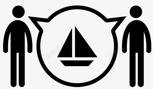 团体船协议决定图标图标