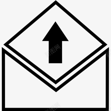 信件信封发送图标图标