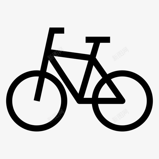 自行车骑自行车运动图标svg_新图网 https://ixintu.com 交通 自行车 购物电子商务符号图标 运动 骑自行车