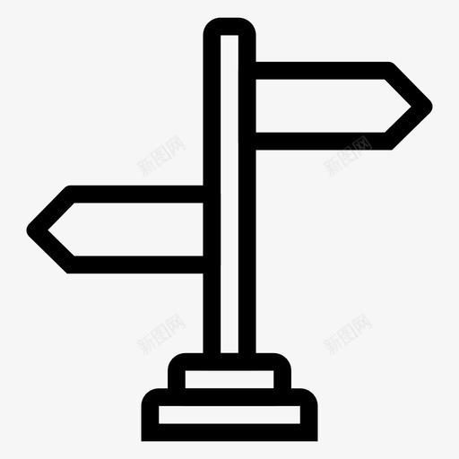 箭头方向地图图标svg_新图网 https://ixintu.com 地图 方向 移动 箭头 路线 酒店和餐厅线