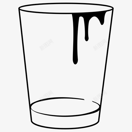 脏玻璃盘子脏东西图标svg_新图网 https://ixintu.com 盘子 脏东西 脏玻璃