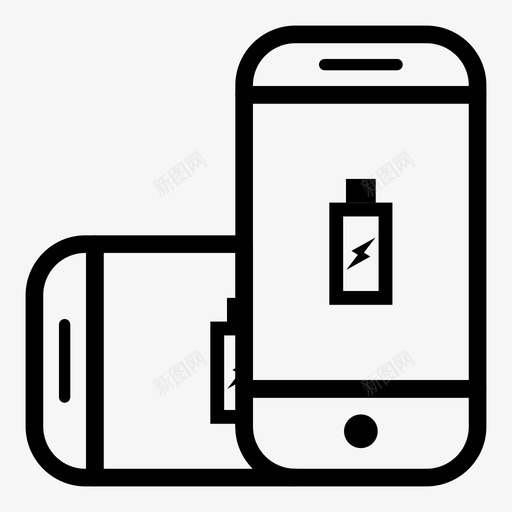 智能手机电池充电模型智能手机模型1图标svg_新图网 https://ixintu.com 智能手机模型1 智能手机电池充电 模型