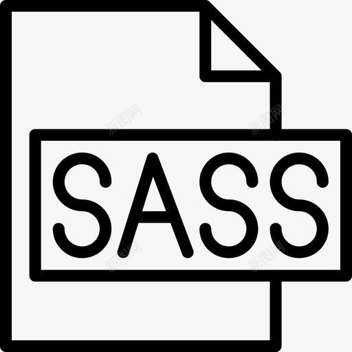 sass文件编码开发图标svg_新图网 https://ixintu.com sass文件 smashicons开发2大纲 开发 编码 编程