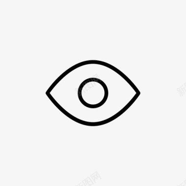 眼睛用户界面视觉图标图标