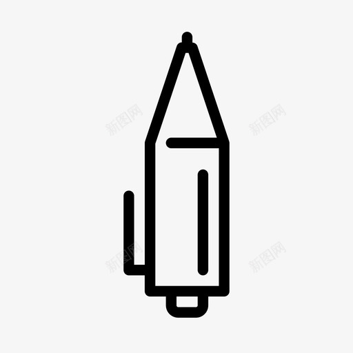 圆珠笔墨水钢笔图标svg_新图网 https://ixintu.com 书写 圆珠笔 墨水 文具 钢笔