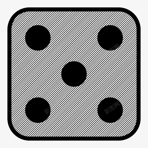 骰子游戏掷骰子图标svg_新图网 https://ixintu.com 掷骰子 机会 死亡 游戏 财富 骰子