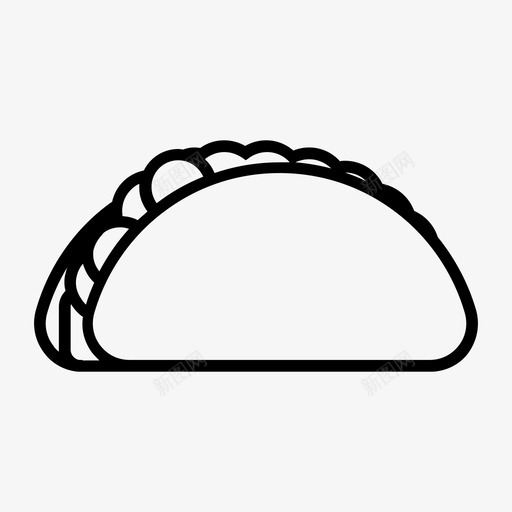 玉米卷牛肉快餐图标svg_新图网 https://ixintu.com 垃圾食品 墨西哥 快餐 牛肉 玉米卷 玉米饼