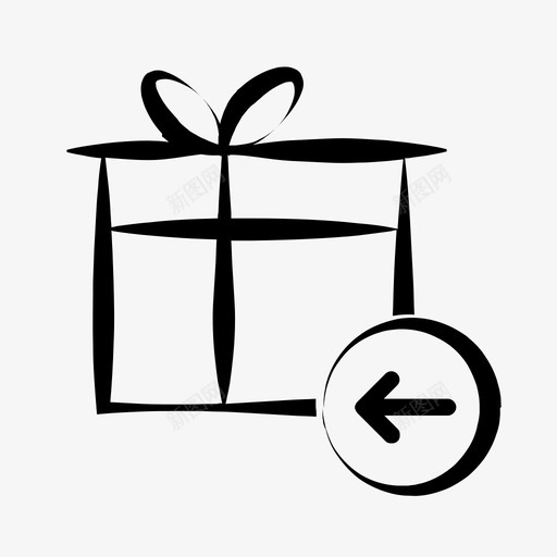 以前的礼物生日礼物礼品盒图标svg_新图网 https://ixintu.com 以前的礼物 包装好的礼物 生日礼物 礼品盒 礼物 背面