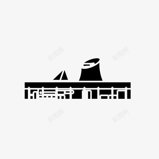 昌迪加尔议会建筑科尔布西耶图标svg_新图网 https://ixintu.com 印度 建筑 建筑杰作 昌迪加尔议会 现代 科尔布西耶