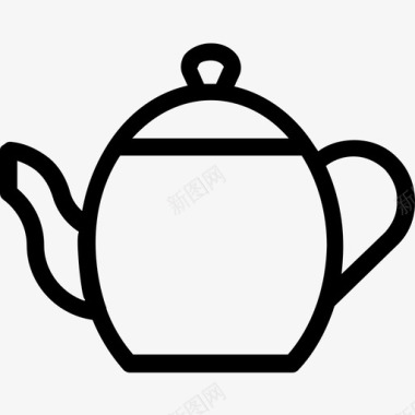 茶壶茶具餐具图标图标