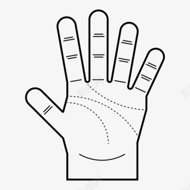 左手五指身体数数图标图标