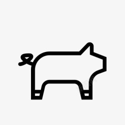 养猪场农场养猪场图标高清图片