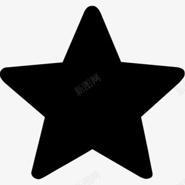 五角星-实心图标