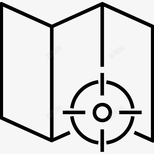 地理位置焦点目标图标svg_新图网 https://ixintu.com 1400网页和搜索引擎优化平面线图标 地理位置 焦点 目标