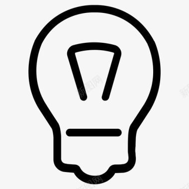 业务解决方案灯泡能源图标图标
