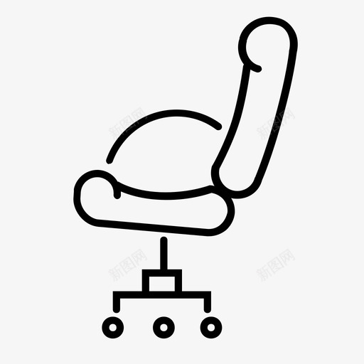 椅子扶手椅家具图标svg_新图网 https://ixintu.com 家具 座椅 扶手椅 椅子 轮椅