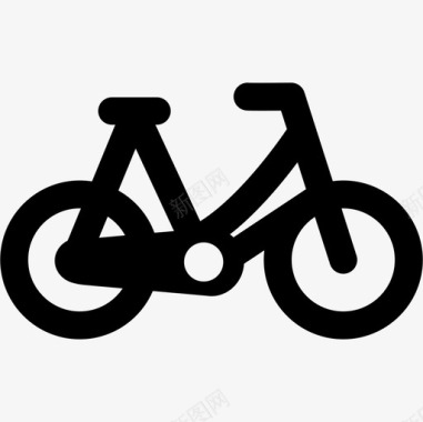 自行车交通工具传递图标图标