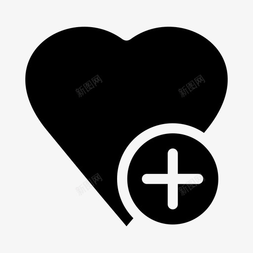 加喜欢健康心脏图标svg_新图网 https://ixintu.com 健康 加喜欢 心脏 浪漫