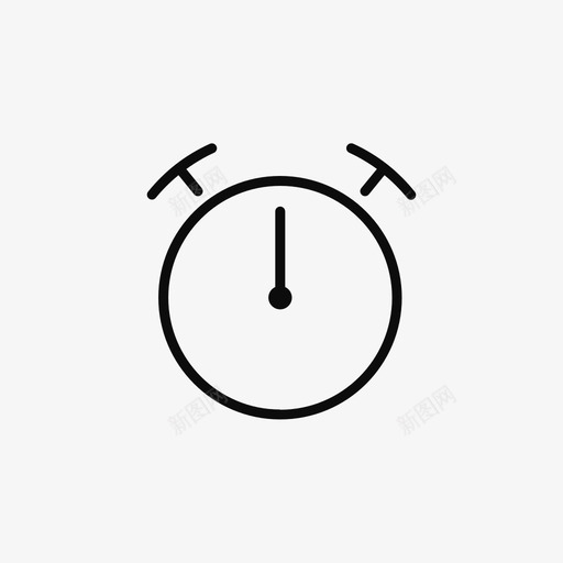计时器时钟秒表图标svg_新图网 https://ixintu.com 唤醒器 时钟 秒表 计时器